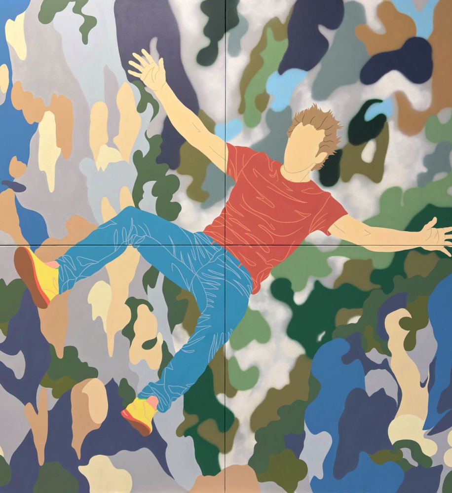 Vertige, 200 cm x 200 cm